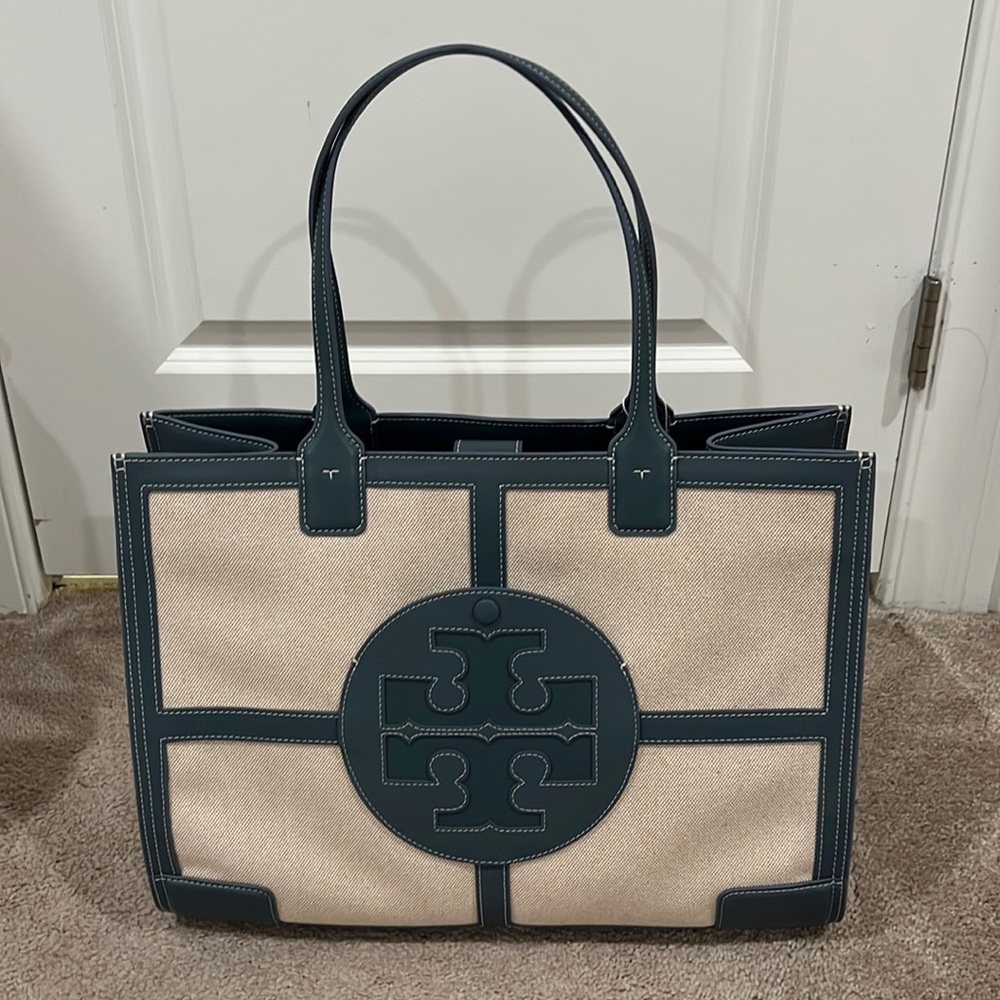 Tory Burch Ella tote (blue canvas)